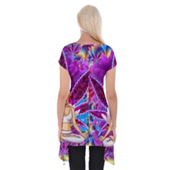Short Sleeve Side Drop Tunic 