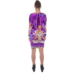 Asymmetric Cut-Out Shift Dress 