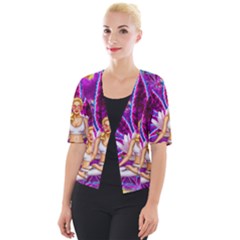 Cropped Button Cardigan 