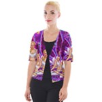 Psychedelic Meditation  CBDOilPrincess  71bfb2da-e92a-4d84-8ee3-468fa9cd04c2 Cropped Button Cardigan
