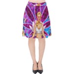 Psychedelic Meditation  CBDOilPrincess  71bfb2da-e92a-4d84-8ee3-468fa9cd04c2 Velvet High Waist Skirt