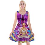 Psychedelic Meditation  CBDOilPrincess  71bfb2da-e92a-4d84-8ee3-468fa9cd04c2 Reversible Velvet Sleeveless Dress