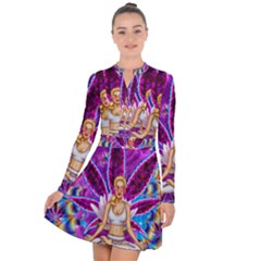 Long Sleeve Panel Dress 
