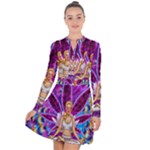 Psychedelic Meditation  CBDOilPrincess  71bfb2da-e92a-4d84-8ee3-468fa9cd04c2 Long Sleeve Panel Dress