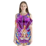Psychedelic Meditation  CBDOilPrincess  71bfb2da-e92a-4d84-8ee3-468fa9cd04c2 Shoulder Cutout Velvet One Piece