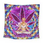 Psychedelic Meditation  CBDOilPrincess  71bfb2da-e92a-4d84-8ee3-468fa9cd04c2 Square Tapestry (Large)