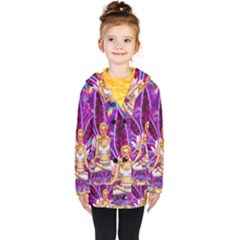 Kids  Double Breasted Button Coat 