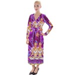 Psychedelic Meditation  CBDOilPrincess  71bfb2da-e92a-4d84-8ee3-468fa9cd04c2 Velvet Maxi Wrap Dress