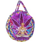 Psychedelic Meditation  CBDOilPrincess  71bfb2da-e92a-4d84-8ee3-468fa9cd04c2 Giant Round Zipper Tote