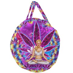 Giant Round Zipper Tote 