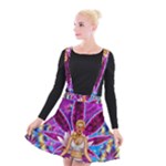 Psychedelic Meditation  CBDOilPrincess  71bfb2da-e92a-4d84-8ee3-468fa9cd04c2 Suspender Skater Skirt