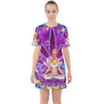 Psychedelic Meditation  CBDOilPrincess  71bfb2da-e92a-4d84-8ee3-468fa9cd04c2 Sixties Short Sleeve Mini Dress