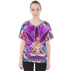 V-Neck Dolman Drape Top 