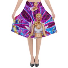 Flared Midi Skirt 