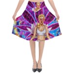 Psychedelic Meditation  CBDOilPrincess  71bfb2da-e92a-4d84-8ee3-468fa9cd04c2 Flared Midi Skirt