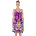 Psychedelic Meditation  CBDOilPrincess  71bfb2da-e92a-4d84-8ee3-468fa9cd04c2 Ruffle Detail Chiffon Dress