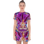 Psychedelic Meditation  CBDOilPrincess  71bfb2da-e92a-4d84-8ee3-468fa9cd04c2 Drop Hem Mini Chiffon Dress