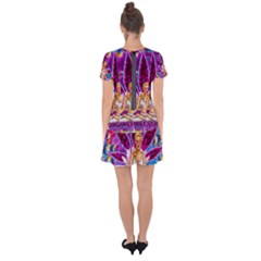 Drop Hem Mini Chiffon Dress 