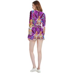 Velvet Wrap Crop Top and Shorts Set 