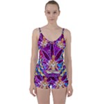 Psychedelic Meditation  CBDOilPrincess  71bfb2da-e92a-4d84-8ee3-468fa9cd04c2 Tie Front Two Piece Tankini