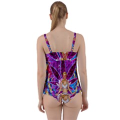 Twist Front Tankini Set 