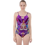Psychedelic Meditation  CBDOilPrincess  71bfb2da-e92a-4d84-8ee3-468fa9cd04c2 Cut Out Top Tankini Set