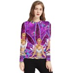 Psychedelic Meditation  CBDOilPrincess  71bfb2da-e92a-4d84-8ee3-468fa9cd04c2 Women s Long Sleeve Rash Guard