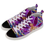 Psychedelic Meditation  CBDOilPrincess  71bfb2da-e92a-4d84-8ee3-468fa9cd04c2 Men s Mid-Top Canvas Sneakers