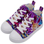 Psychedelic Meditation  CBDOilPrincess  71bfb2da-e92a-4d84-8ee3-468fa9cd04c2 Kids  Mid-Top Canvas Sneakers