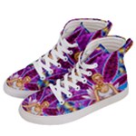 Psychedelic Meditation  CBDOilPrincess  71bfb2da-e92a-4d84-8ee3-468fa9cd04c2 Women s Hi-Top Skate Sneakers