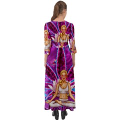 Button Up Boho Maxi Dress 