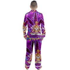 Men s Long Sleeve Satin Pajamas Set 
