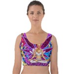 Psychedelic Meditation  CBDOilPrincess  71bfb2da-e92a-4d84-8ee3-468fa9cd04c2 Velvet Crop Top