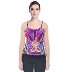 Velvet Spaghetti Strap Top 