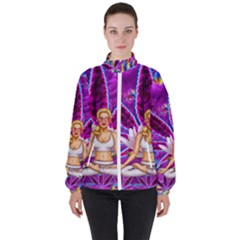 Women s High Neck Windbreaker 