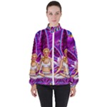 Psychedelic Meditation  CBDOilPrincess  71bfb2da-e92a-4d84-8ee3-468fa9cd04c2 Women s High Neck Windbreaker