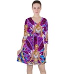 Psychedelic Meditation  CBDOilPrincess  71bfb2da-e92a-4d84-8ee3-468fa9cd04c2 Ruffle Dress