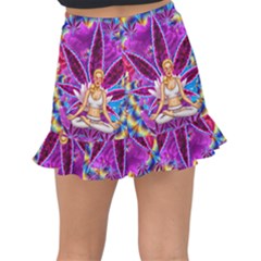 Fishtail Mini Chiffon Skirt 