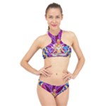 Psychedelic Meditation  CBDOilPrincess  71bfb2da-e92a-4d84-8ee3-468fa9cd04c2 High Neck Bikini Set