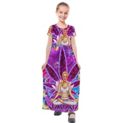 Kids  Short Sleeve Maxi Dress 