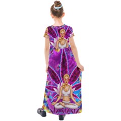 Kids  Short Sleeve Maxi Dress 