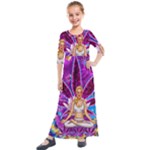 Psychedelic Meditation  CBDOilPrincess  71bfb2da-e92a-4d84-8ee3-468fa9cd04c2 Kids  Quarter Sleeve Maxi Dress