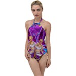 Psychedelic Meditation  CBDOilPrincess  71bfb2da-e92a-4d84-8ee3-468fa9cd04c2 Go with the Flow One Piece Swimsuit
