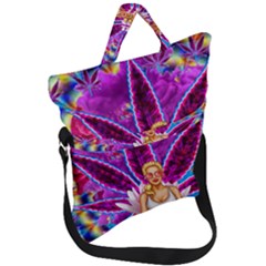 Fold Over Handle Tote Bag 