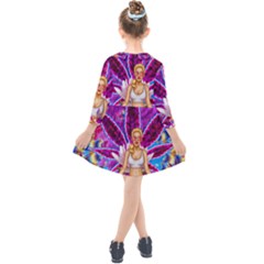 Kids  Quarter Sleeve Shirt Dress 