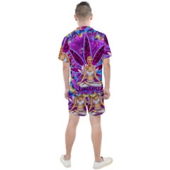 Men s Mesh T-Shirt and Shorts Set 