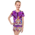 Psychedelic Meditation  CBDOilPrincess  71bfb2da-e92a-4d84-8ee3-468fa9cd04c2 Kids  Mesh Tee and Shorts Set