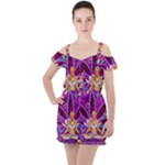 Psychedelic Meditation  CBDOilPrincess  71bfb2da-e92a-4d84-8ee3-468fa9cd04c2 Ruffle Cut Out Chiffon Playsuit