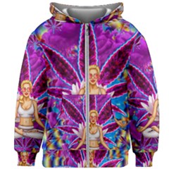 Kids  Zipper Hoodie Without Drawstring 