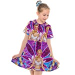 Psychedelic Meditation  CBDOilPrincess  71bfb2da-e92a-4d84-8ee3-468fa9cd04c2 Kids  Short Sleeve Shirt Dress